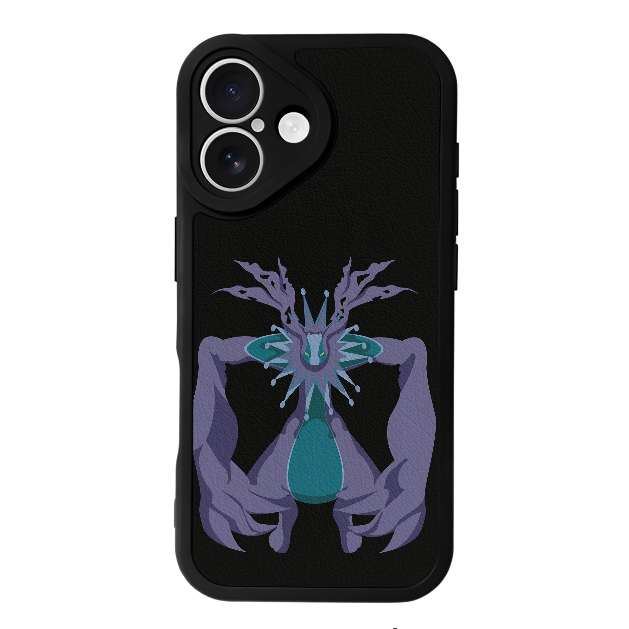 （画像用） Digimon デジタルモンスター/デジモン 【iPhone 16シリーズ対応】シリコンスマホケース（レザー調） 材質：シリコン